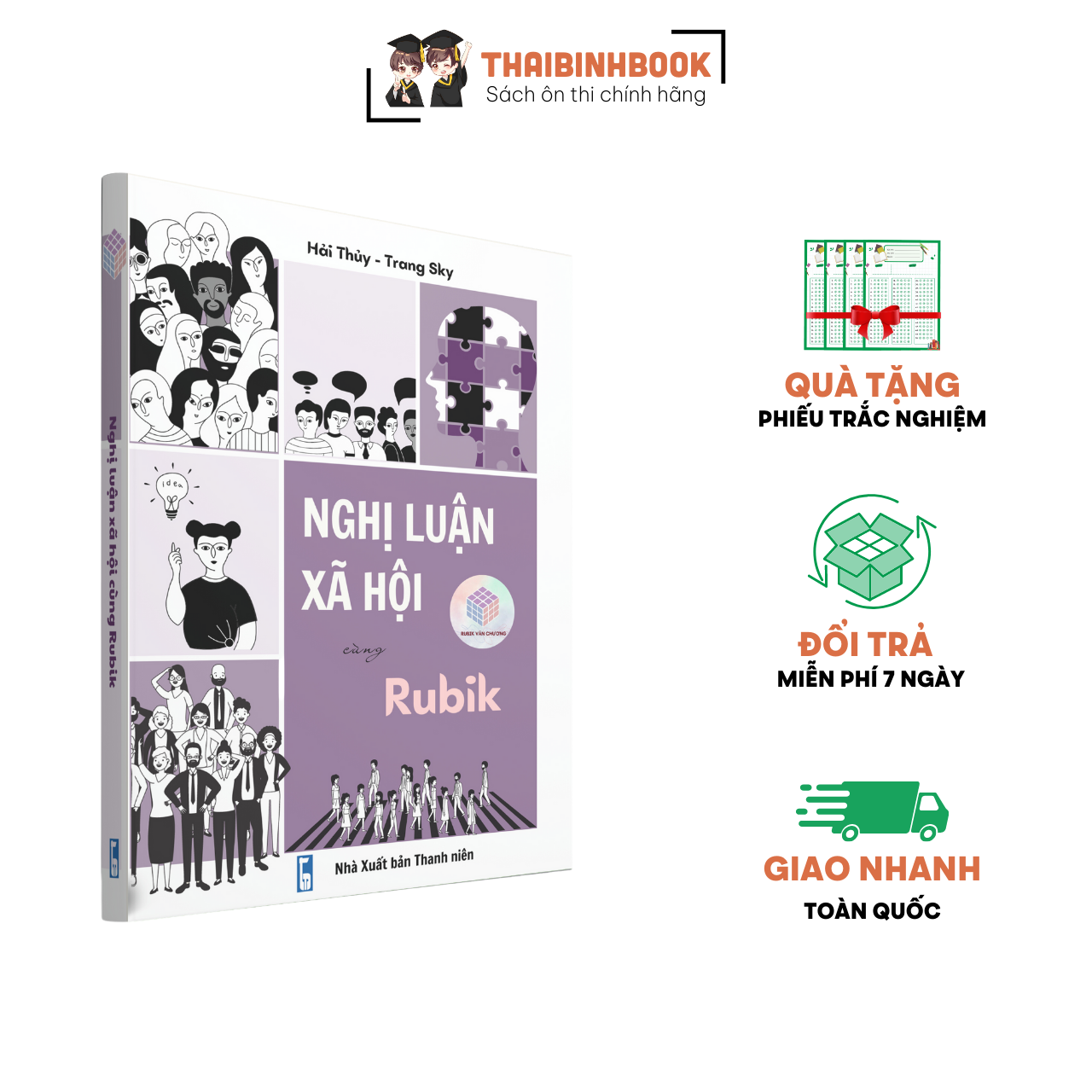 Sách Nghị Luận Xã Hội Cùng Rubik - Rubik Văn Chương