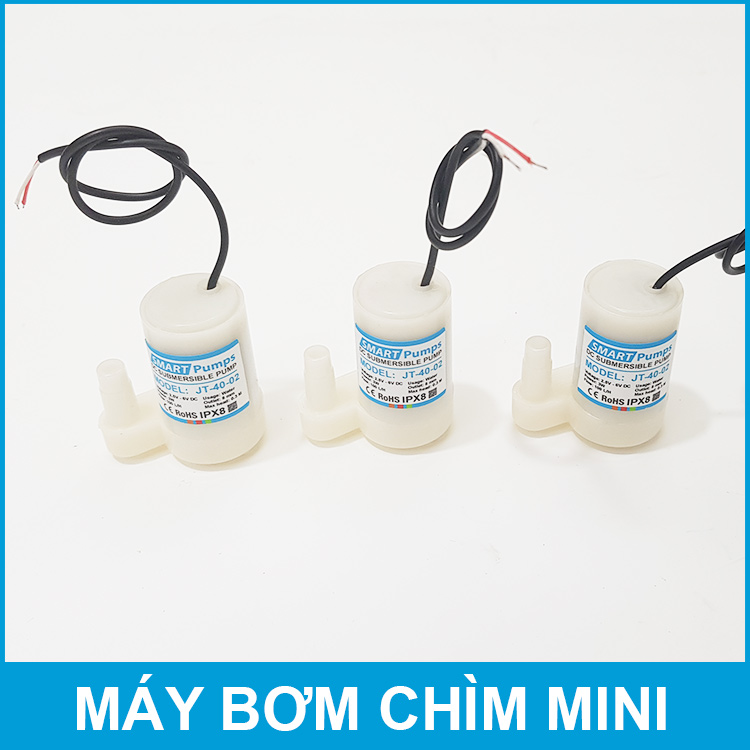 Máy bơm chìm mini 2.5V 6V 3W 100L Smartpumps JT-40-02