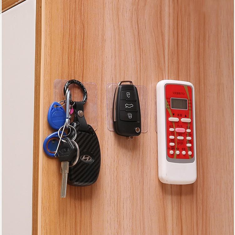 Miếng Dán Tường 2 Mặt Trong Suốt - Dán Tranh Ảnh, Dán Dự Phòng Cho Móc Treo Đồ, Kệ Nhà Tắm, Kệ Remote