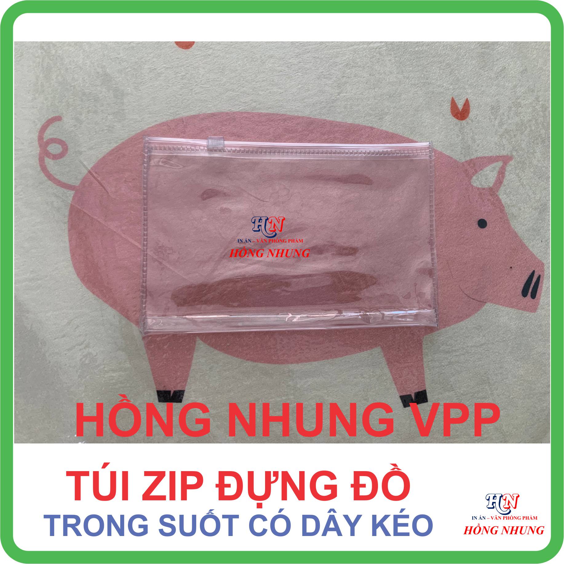 [SALE] Túi Zip Đựng Đồ Có dây kéo - Trong Suốt Nhựa Dẻo PE Bền Chắc Chắn