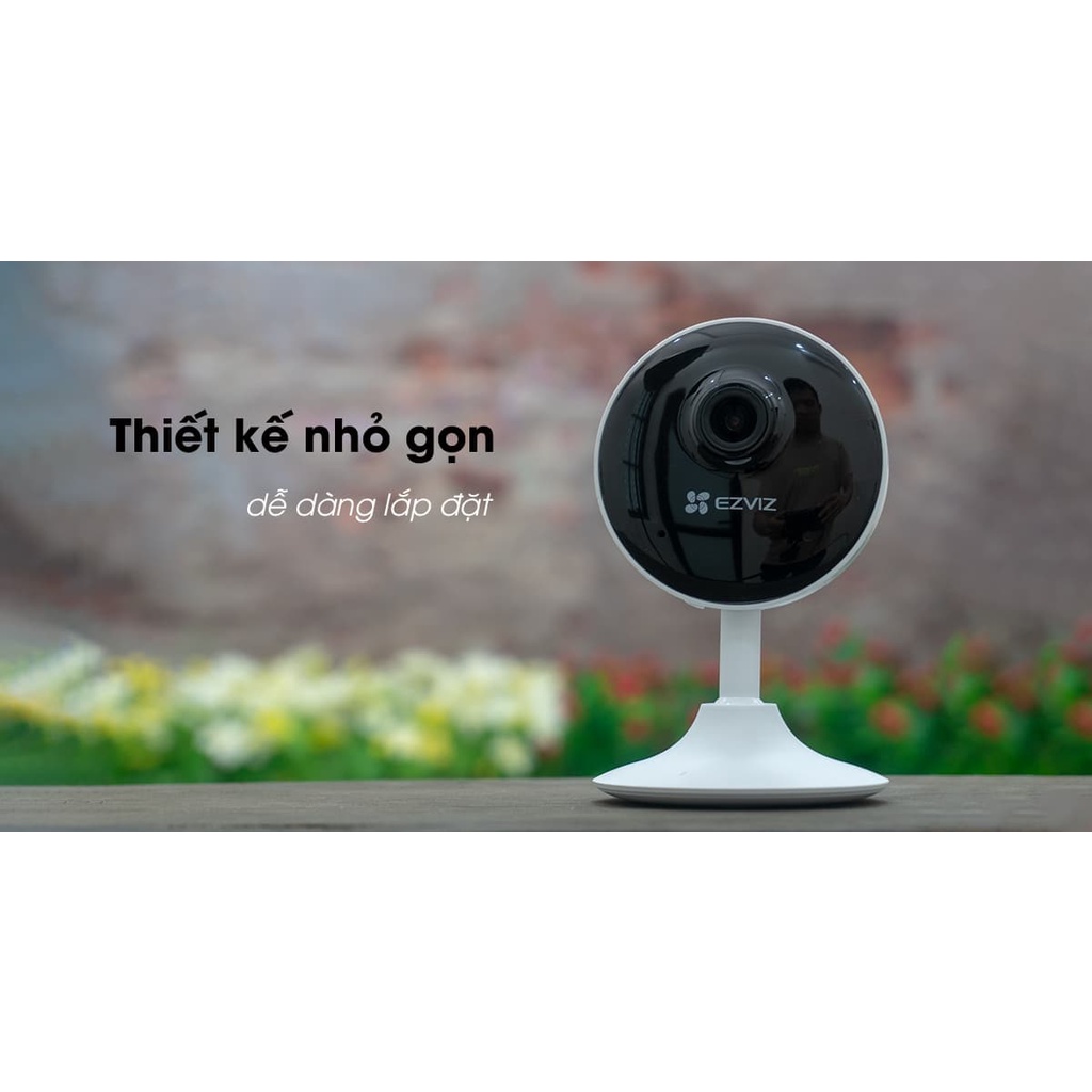 Camera wifi Ezviz C1C-B Đàm thoại 2 chiều, độ phân giải full HD 2.0MP - Hàng chính hãng