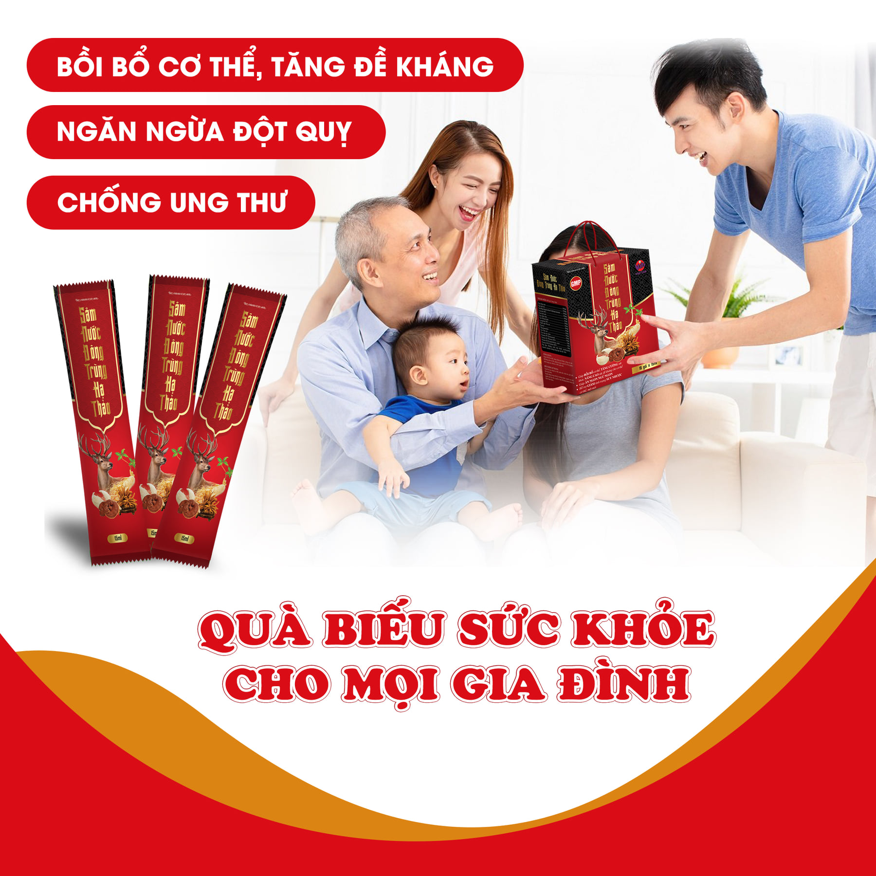 Sâm Nước Đông Trùng Hạ Thảo Giúp Bồi Bổ Tăng Sức Khỏe Hỗ Trợ Ăn Ngủ Ngon Giảm Mệt Mỏi Và Suy Nhược Cơ Thể