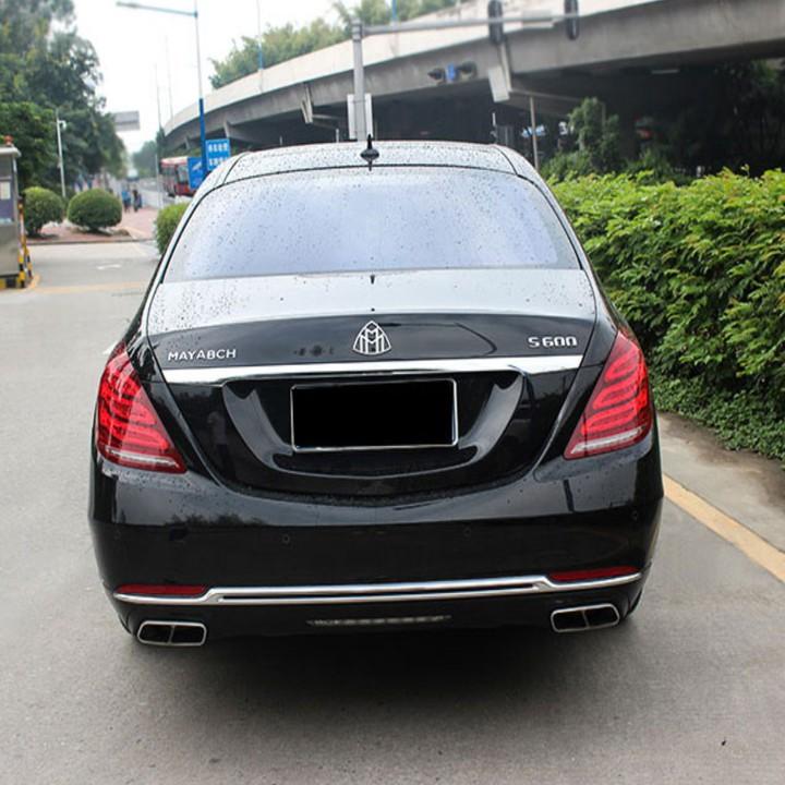 Logo biểu tượng Maybach Inox cao cấp dán sau xe G80706