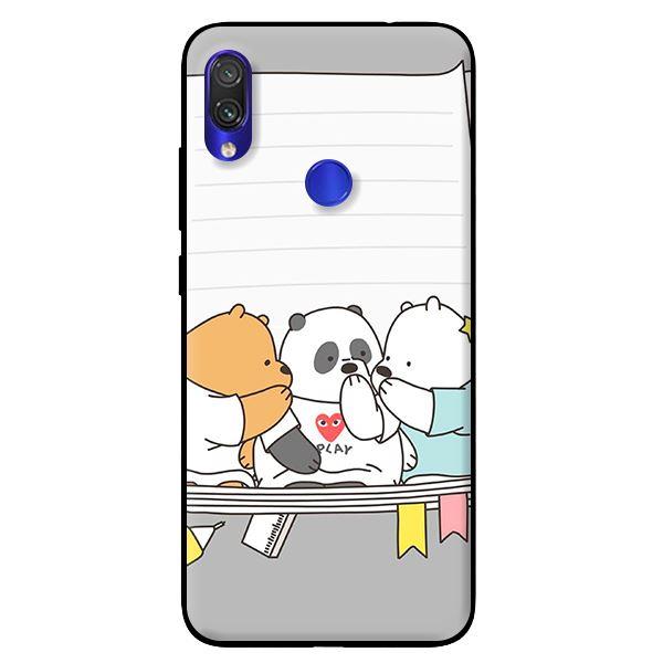 Ốp in cho 	Xiaomi Redmi Note 7 3 Chú Gấu 3 - Hàng chính hãng