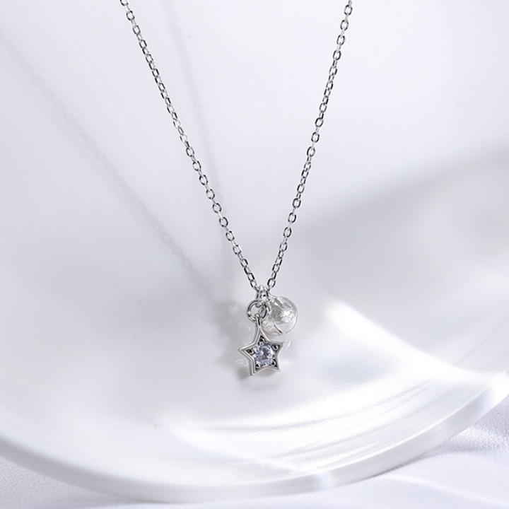 Dây chuyền bạc 925 ngôi sao nhỏ