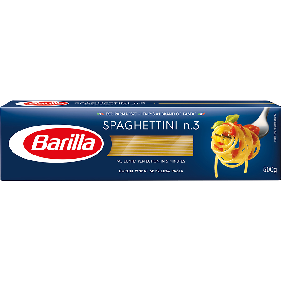 Mì Barilla Sợi Hình Các Cỡ Spaghettini