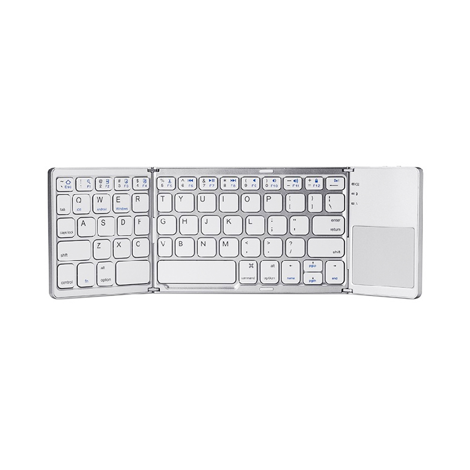 Bàn Phím Bluetooth có mặt di chuột cho Laptop tablet điện thoại AB033
