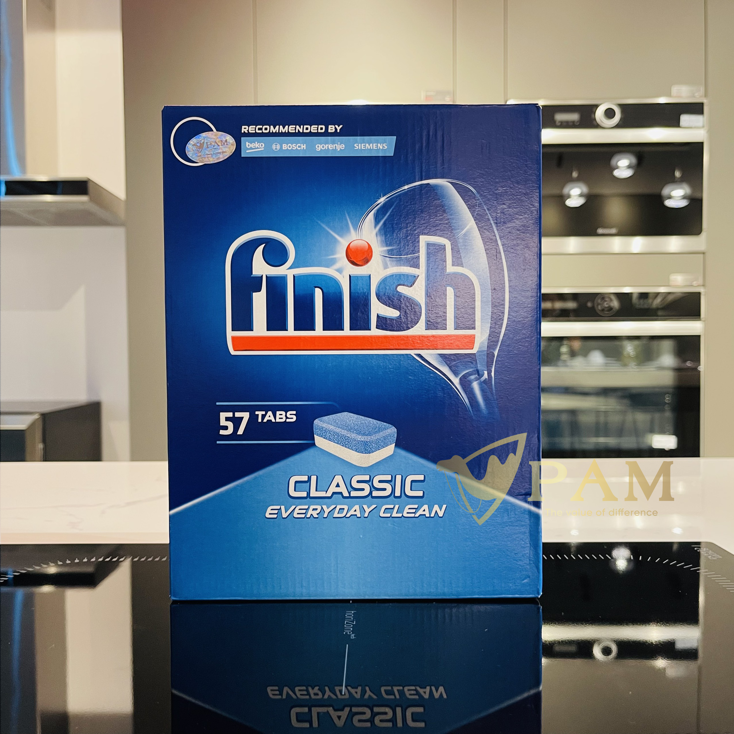 Viên rửa bát Finish Classic 57 viên - 2 chức năng