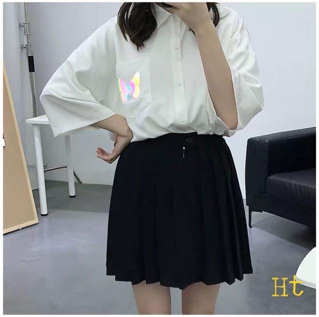 Áo Sơ mi Bướm 7m in túi cộc tay H2K979