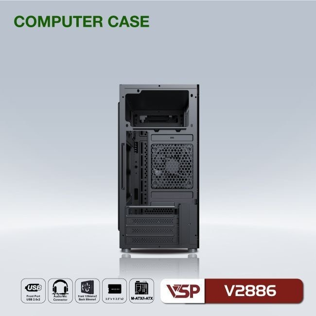 Vỏ case máy tính VSP V2886 - Hàng chính hãng