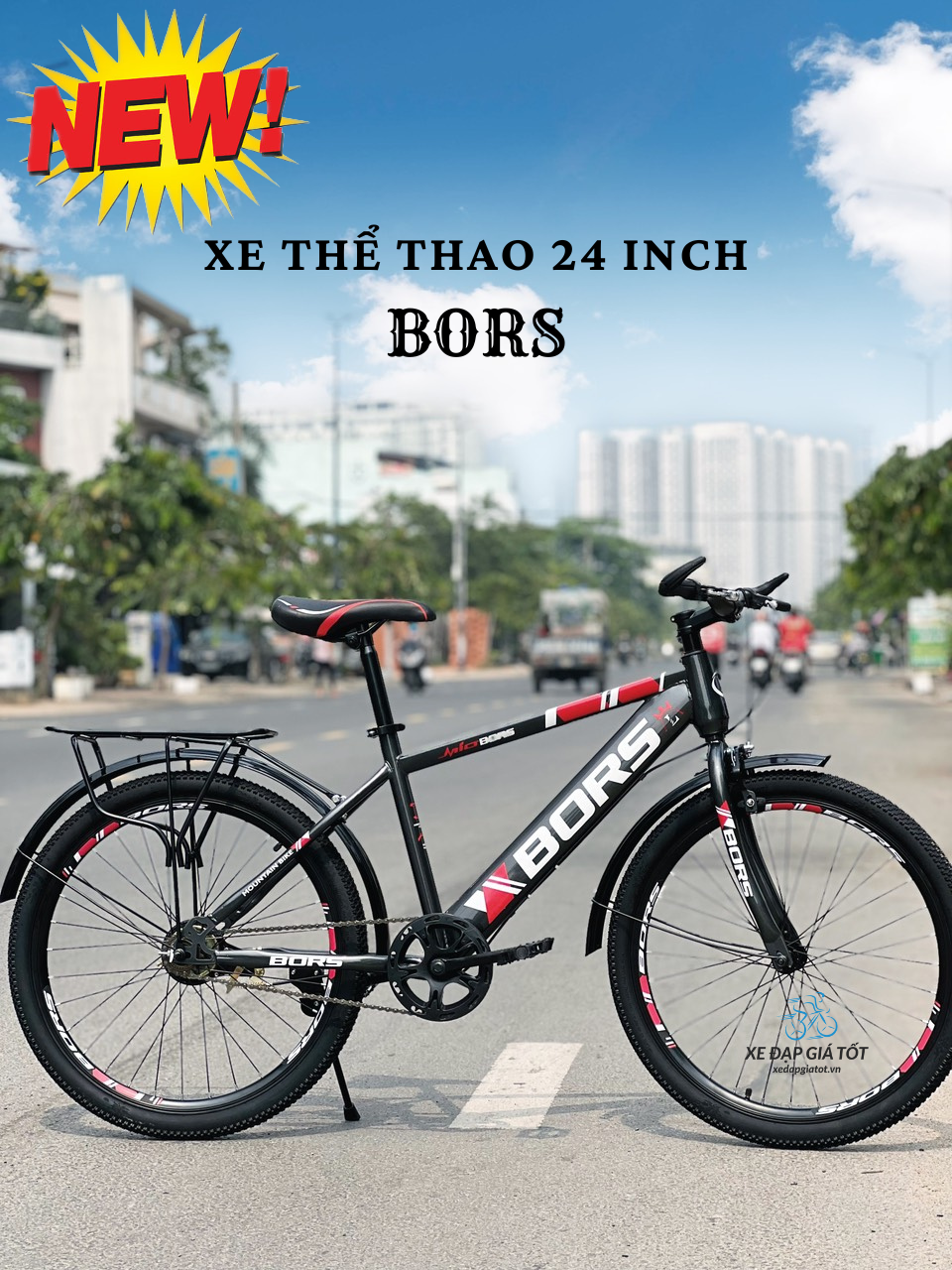 XE ĐẠP THỂ THAO 26 INCH BORS MIO