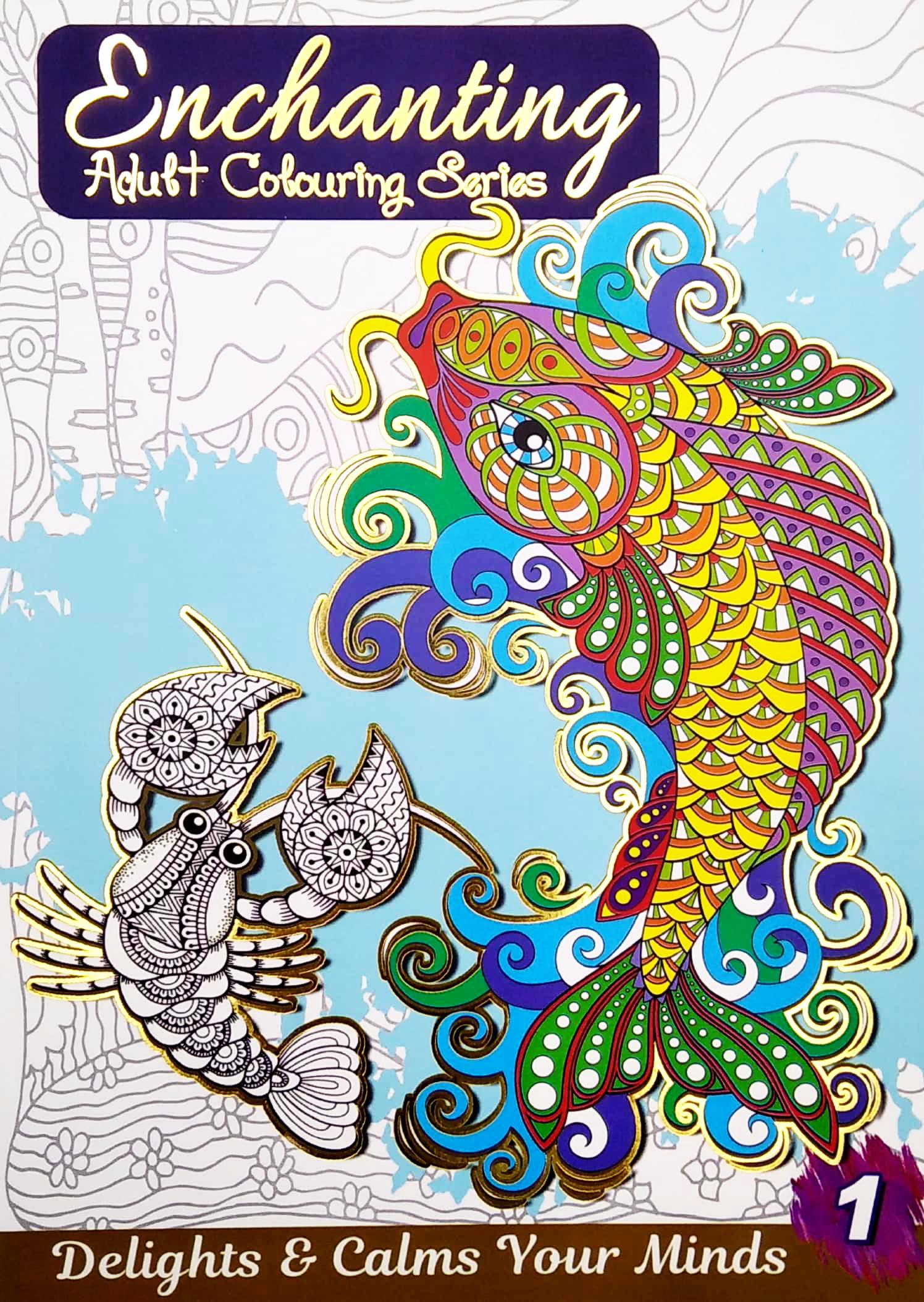 Enchanting Adult Colouring Series: Book 1