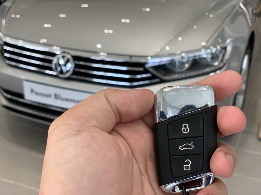 Bao da dành cho chìa khoá Volkswagen Passat handmade da thật