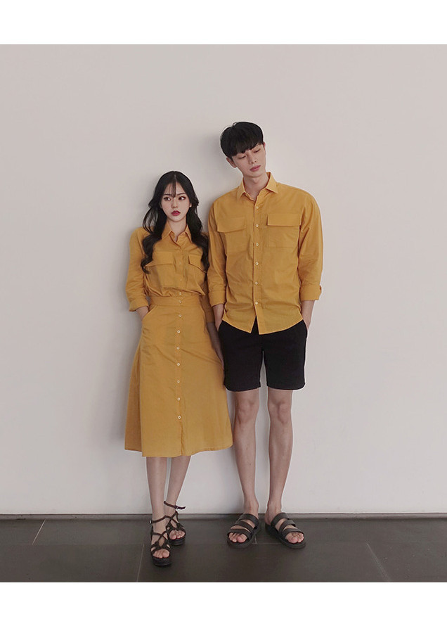 Váy đôi sơ mi chụp ảnh đẹp