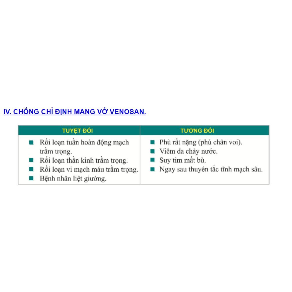 Vớ Suy Giãn Tĩnh Mạch (Tất Y Khoa): Venosan 6000 (Đùi/ Gối/ Hông) (Chính hãng Thụy Sĩ) -VT0446