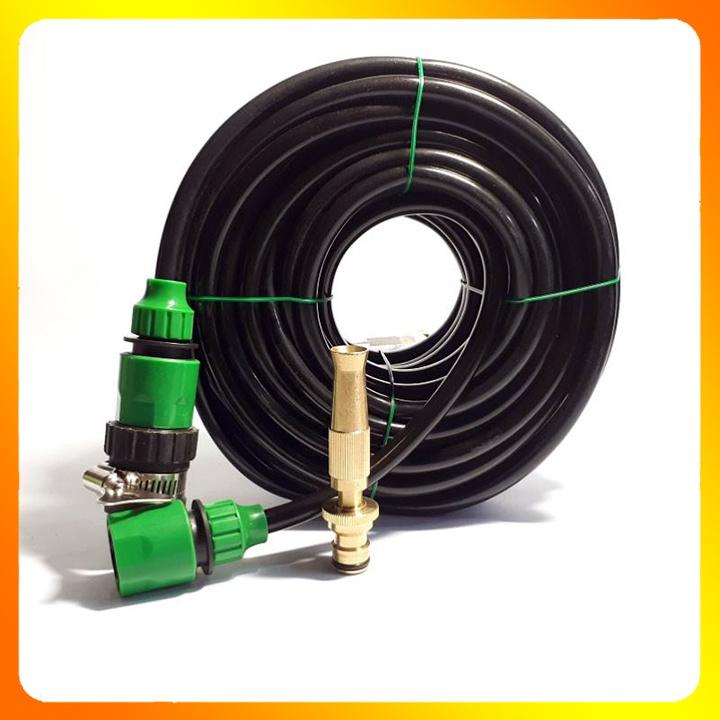 Bộ vòi xịt nước tưới cây, rửa xe bằng đồng chỉnh bán kính lưu lượng