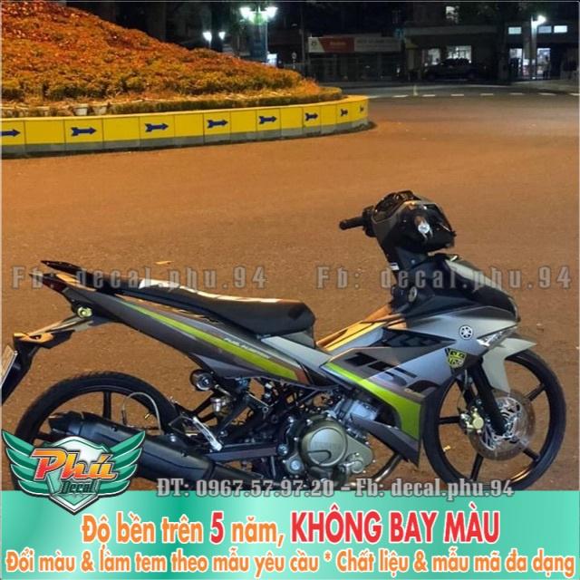 Tem rời Exciter 150 Y15Zr Xám