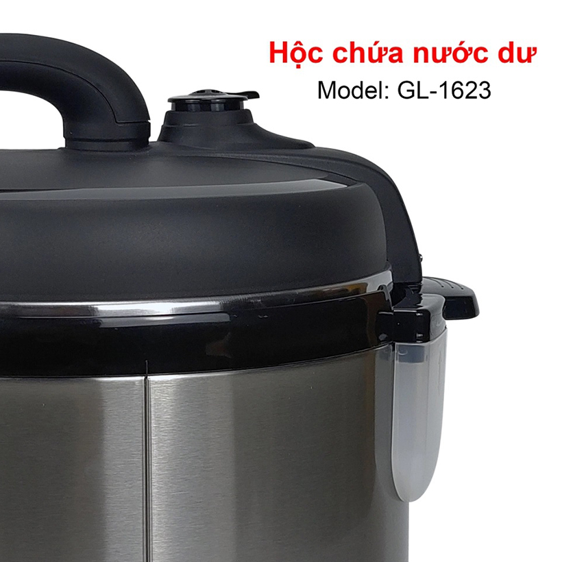 Nồi áp suất điện 6 lít Gali GL-1623 - Hàng chính hãng