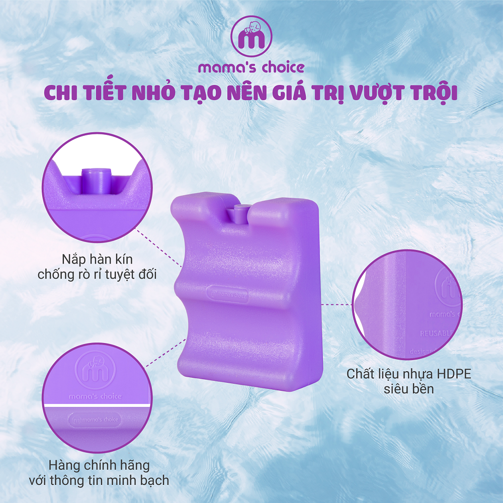 Combo Balo Bảo Quản Sữa Mẹ Mama’s Choice, Trọn Bộ Giữ Nhiệt Bình Sữa Đa Năng, Đựng Đồ Cho Mẹ Bé, Giữ Lạnh Lên Tới 14 Giờ