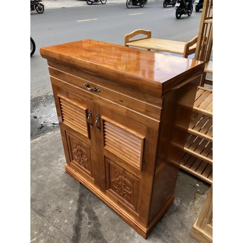Tủ Giày Gỗ Cao Su Ghép