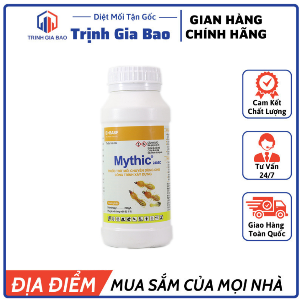 Chế Phẩm Phòng Trừ Mối Mythic 240sc Chai 100ml Giúp Tiêu Diệt Mối Ngay Từ Khi Bắt Đầu Ăn