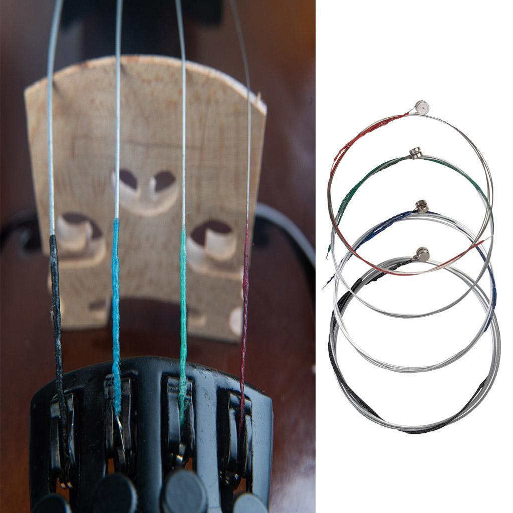 2- Full Set Violin Strings Size 4/4 3/4 Violin Strings Durable Replacement