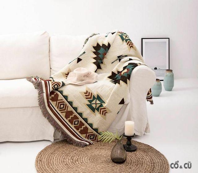 Thảm thổ cẩm ,thảm vintage,thảm sofa kích thước 2m3×1m8