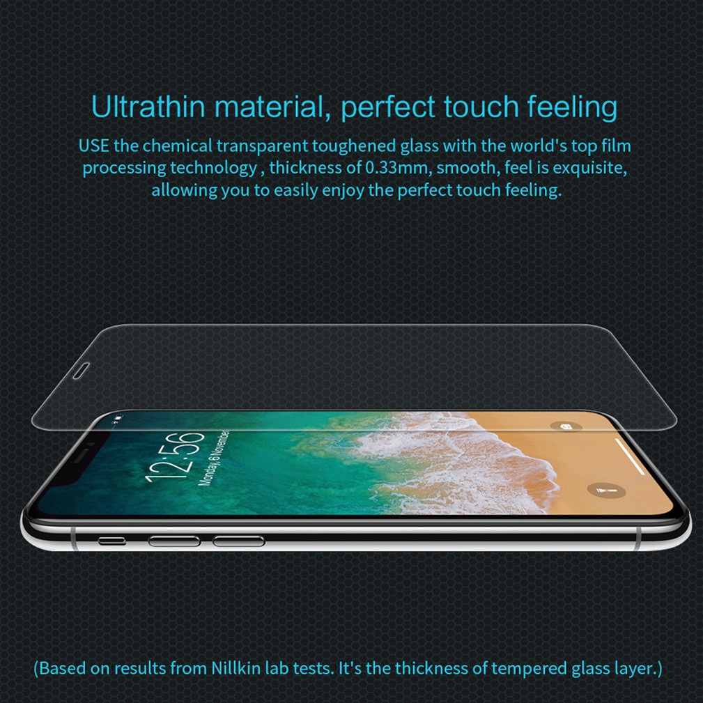 Miếng dán kinh cường lực cho iPhone 11 Pro / iPhone X / Xs hiệu Nillkin - Hàng chính hãng