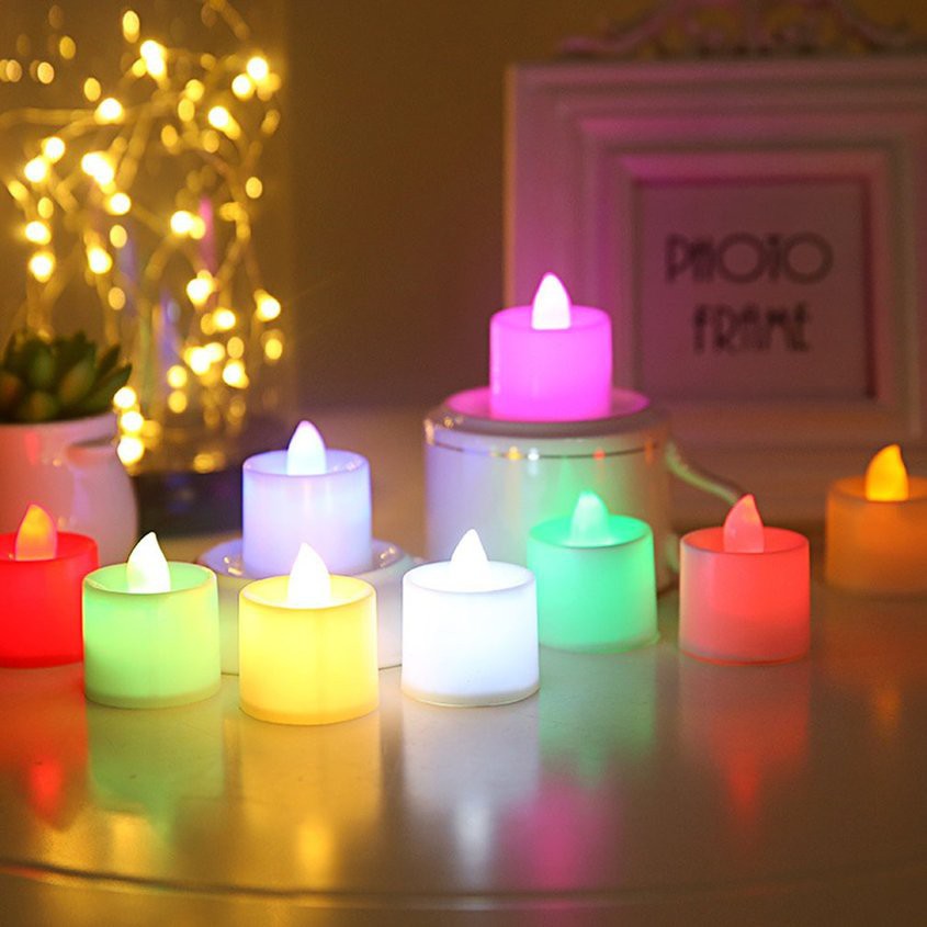 Hộp 24 đèn led giả nến trang trí sự kiện