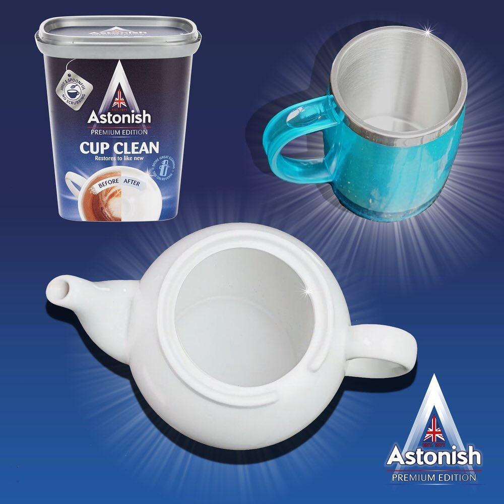 Bột tẩy ố vàng bám trên ly chén bình trà cafe vệ sinh lòng máy giặc Astonish C9630 350g