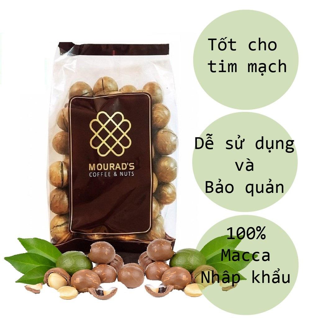 Hạt macca sấy khô nguyên vỏ Mourad’s 500g