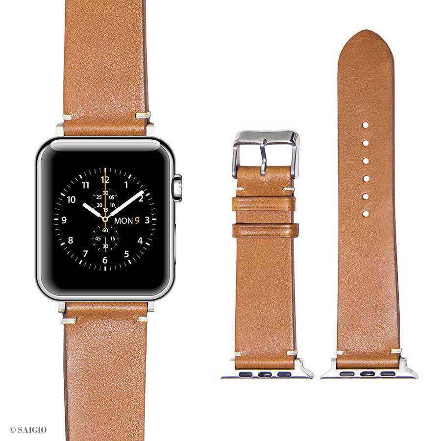 Dây Đeo Apple Watch 49mm 45mm 44mm 42mm, Chất Liệu Da Bò Cao Cấp, Phong Cách Vintage Hoài Cổ, Tương Thích Các Phiên Bản Series Ultra2/Ultra/SE2/SE/9/8/7/6/5/4/3/2/1