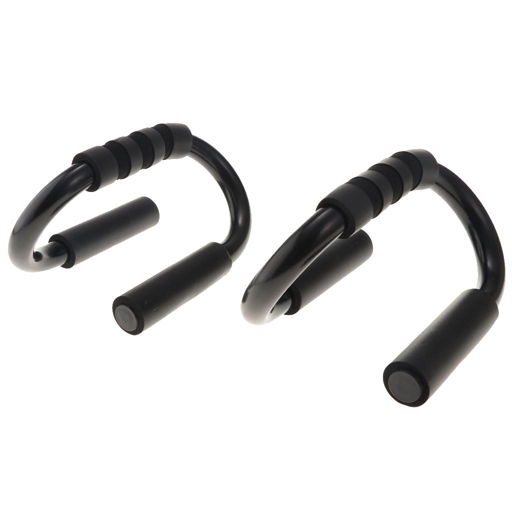 Ab Wheel Roller Fitness Workout Equipment Push Up Bar Chest Arm Muscle Trainer