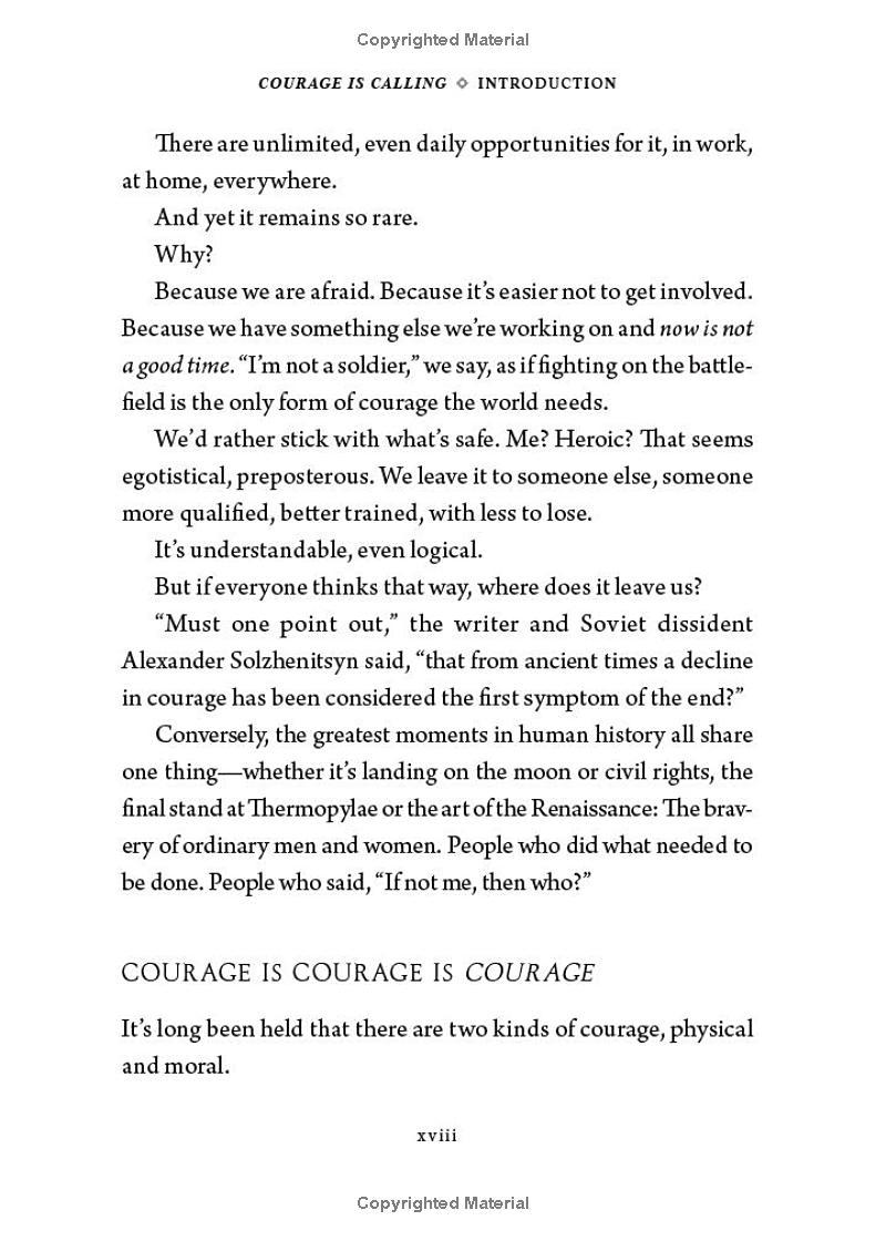 Sách ngoại văn: Courage Is Calling - Fortune Favors The Brave