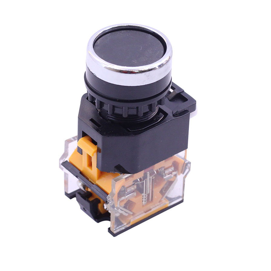 Nút Nhấn Đề Nhả Không Đèn LA38 - 440V 10A - Trắng