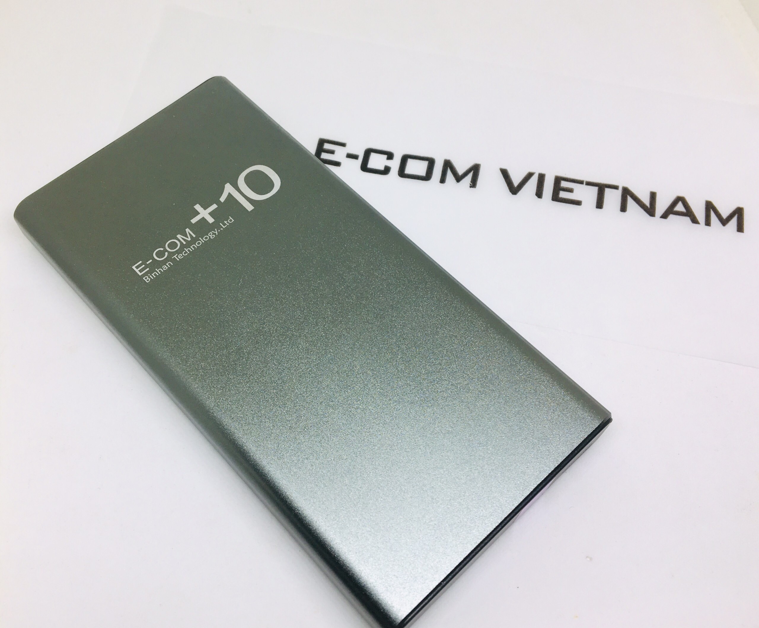 PIN SẠC DỰ PHÒNG 10.000mAh VỎ NHÔM E-COM BẢO HÀNH 1 ĐỔI 1 TRONG VÒNG 1 NĂM