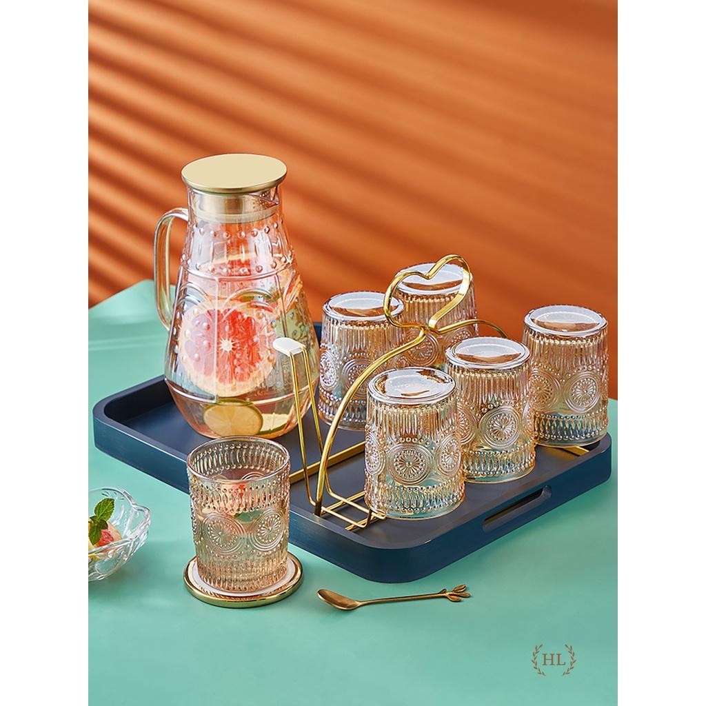 Bình cốc thủy tinh Decor chịu nhiệt Borosilicate | Bình Ly Thủy Phong cách Dubai họa tiết Ả Rập 2022