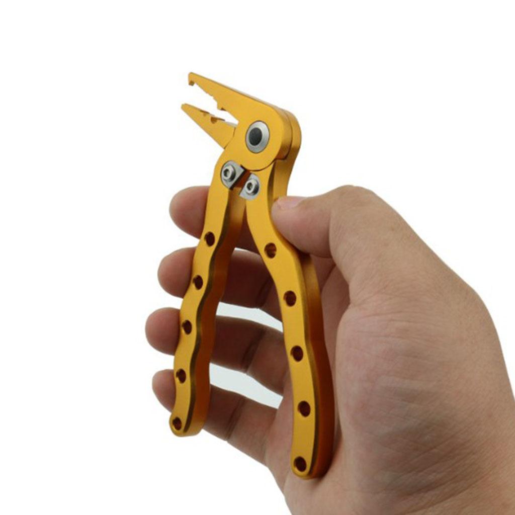Multifunctional Fishing Plier Hook Remover Steel Wire Line Cutter