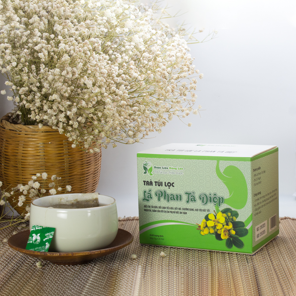 Trà Túi Lọc Lá Phan Tả Diệp 60g Dược Liệu Hồng Lan