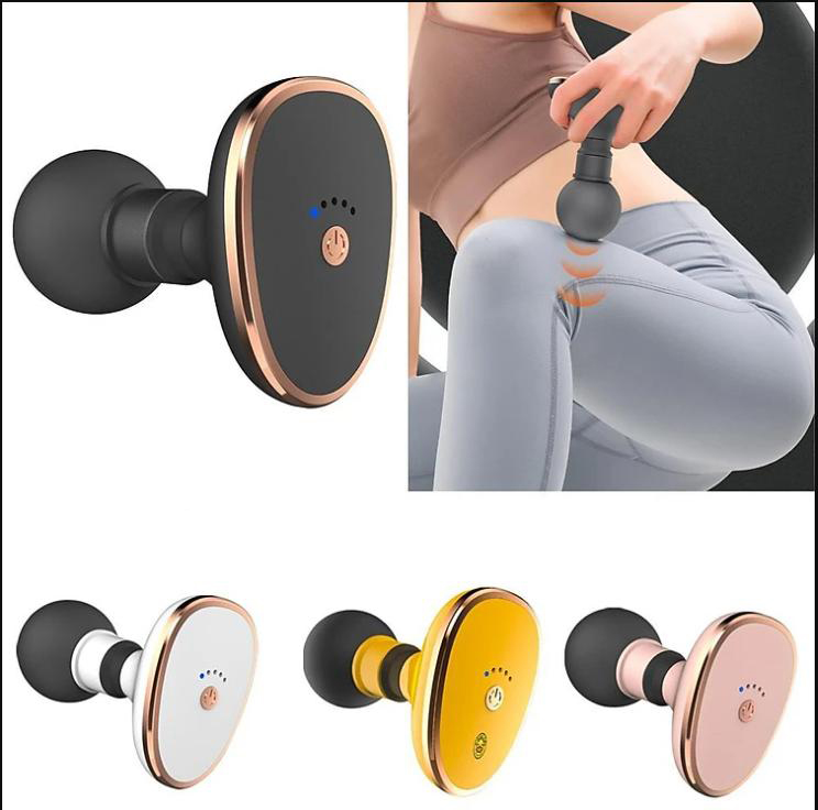 Máy Massage Cổ Vai Gáy, Massage Mini 1 Đầu 5 Cấp Độ Cầm Tay - Giao Màu Ngẫu Nhiên