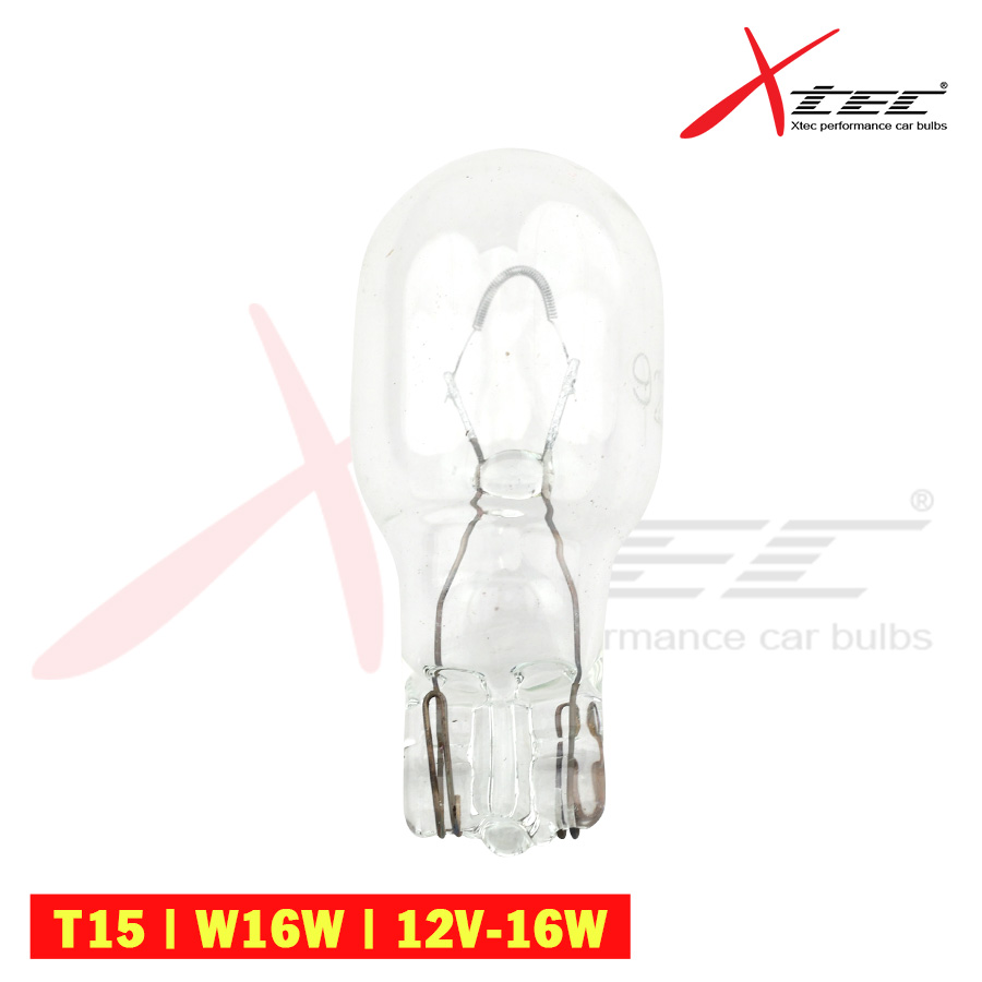 Combo 10 Bóng Đèn Chân Ghim Trung Xtec T15 W16W 12V 16W