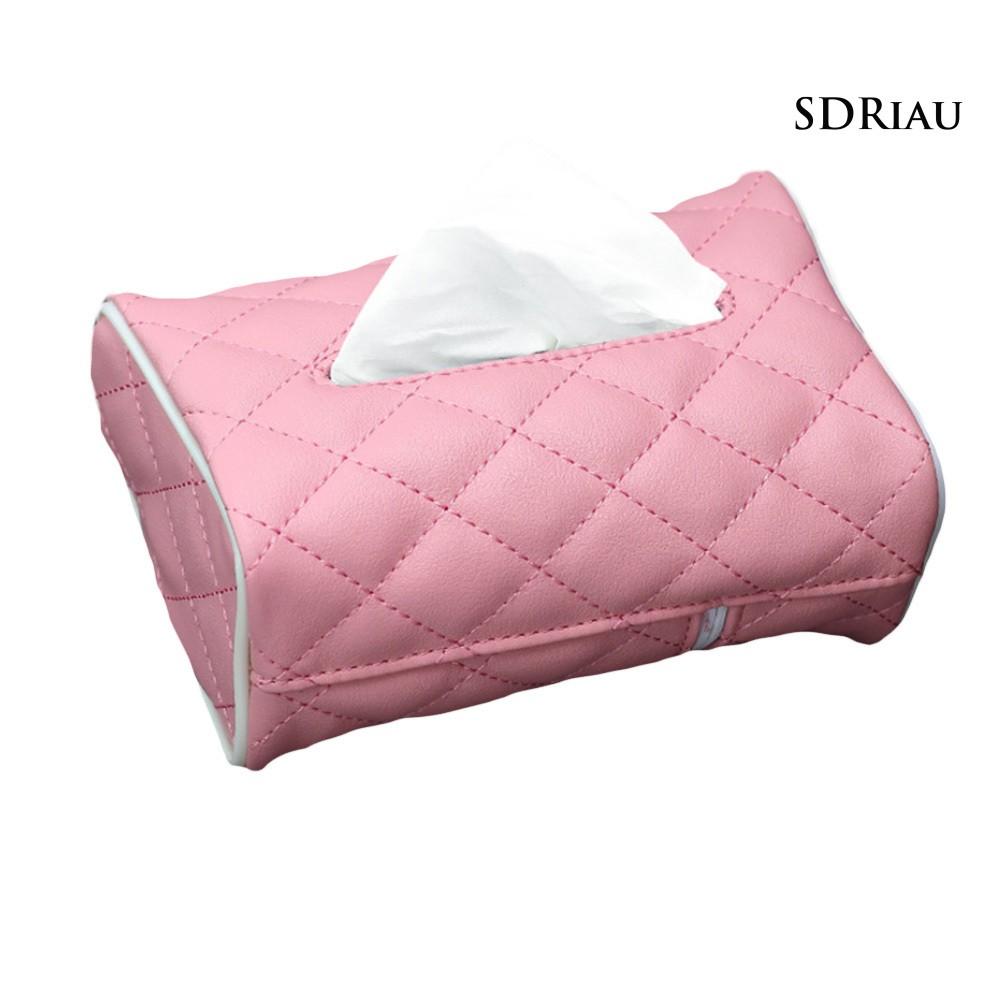 Hộp Đựng Khăn Giấy Bằng Da Sử Dụng Trên Xe Hơi