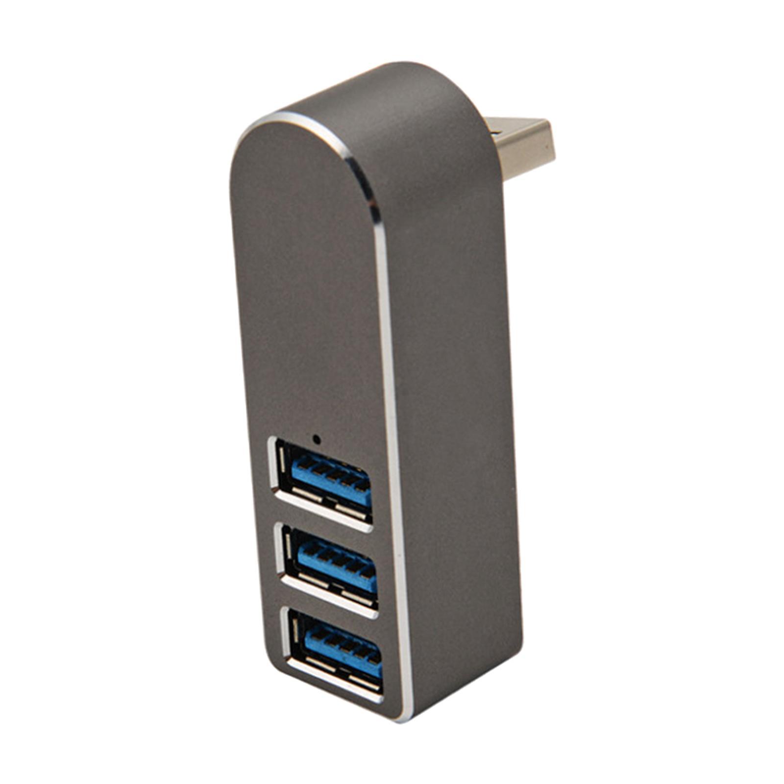 3 Port USB 3.0 Hub 270 Degree Rotatable USB Docking Station for Phones Keyboard Digital Camera