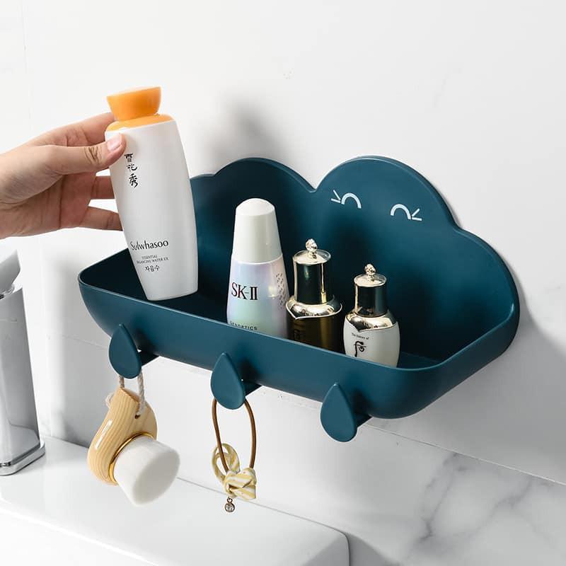 KỆ DÁN TƯỜNG NHÀ TẮM NHÀ BẾP HÌNH ĐÁM MÂY