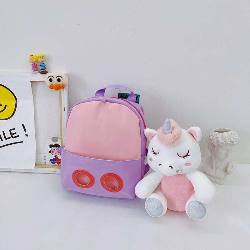 Dễ Thương Kỳ Lân Sinh Viên Trường Ba Lô Cô Gái Hoạt Hình Mini Lông Schoolbag Kidergarten Búp Bê Sang Trọng Túi Đồ Chơi Búp Bê Ba Lô Trẻ Em Quà Tặng