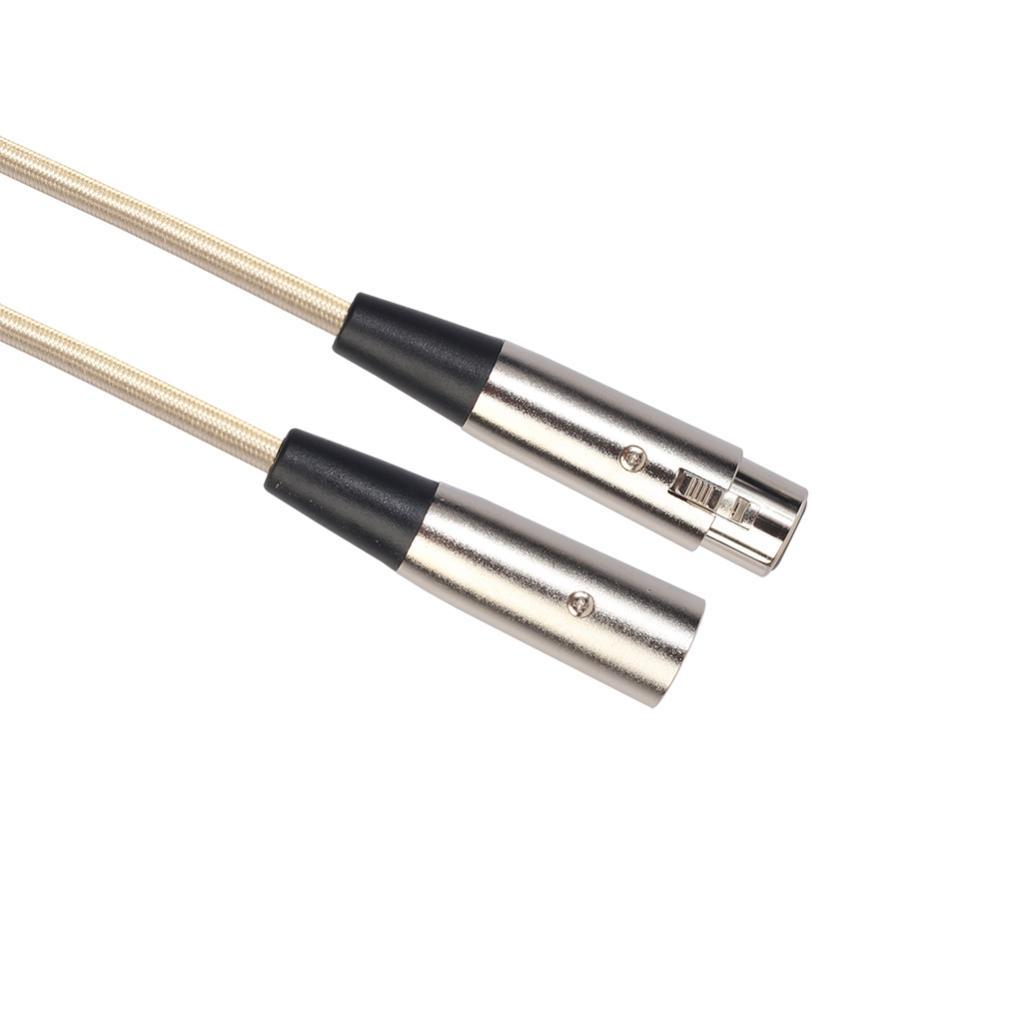 3 Pin XLR Male to Female Microphone Extension Cord Microphone Cable