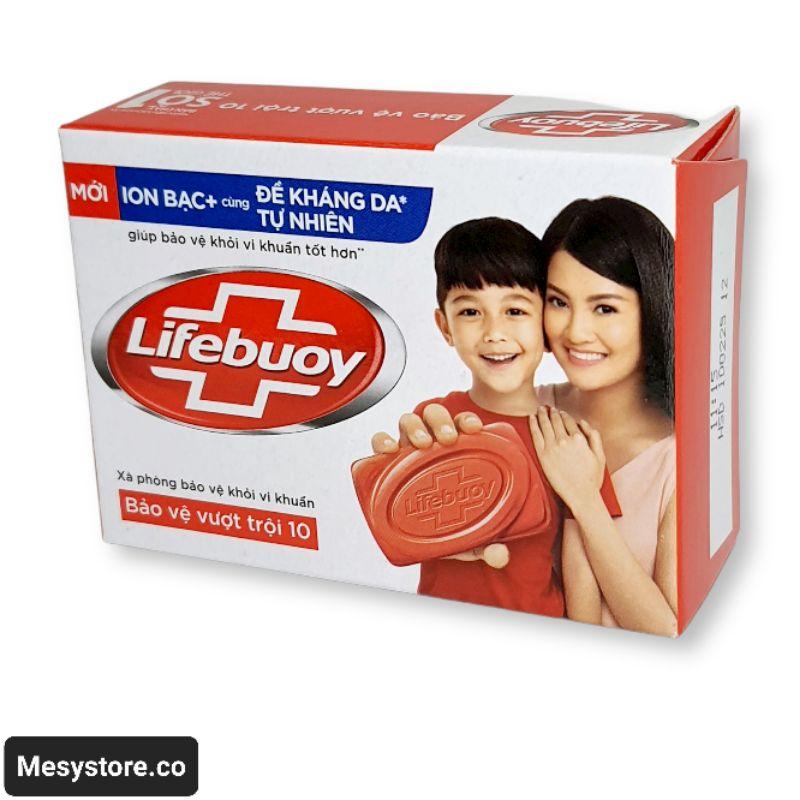 Xà Bông Cục Rửa Tay Tắm Lifebuoy Ion Bạc + 90g Xà Phòng