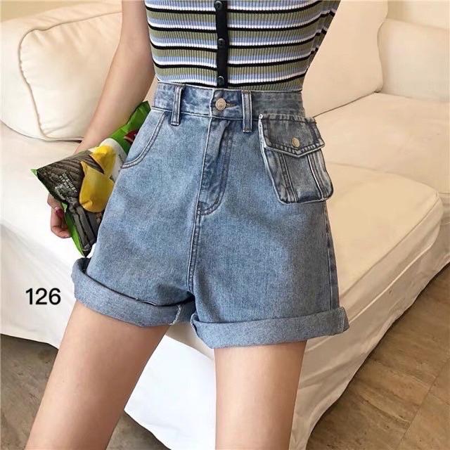 Quần jeans ngố , quần bò ngố , quần lưngtr ngố