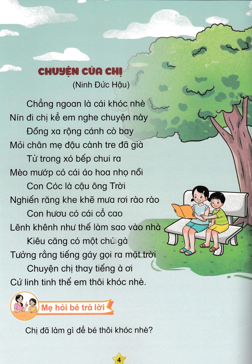 Tuyển Tập Thơ Hay Cho Bé - Giúp Bé Phát Triển Ngôn Ngữ Và Nhận Thức Tập 3 (0 - 6 Tuổi) _ND