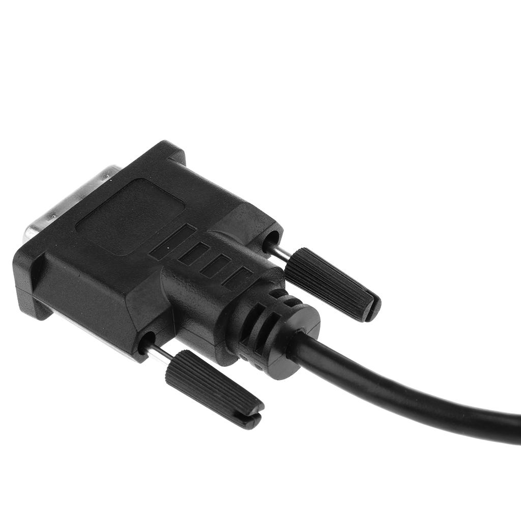 1080p DVI-D 24+1 Pin Male to VGA 15Pin Female Cable Adapter Video Converter